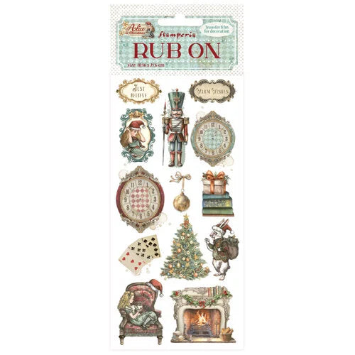 Stamperia - Alice In Christmas Collection - Rub-On Transfers - Soldiers