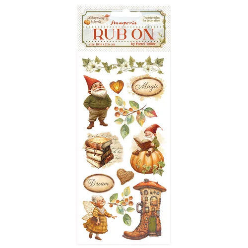 Stamperia - Whispering Woods - Rub-On Transfers - Gnome