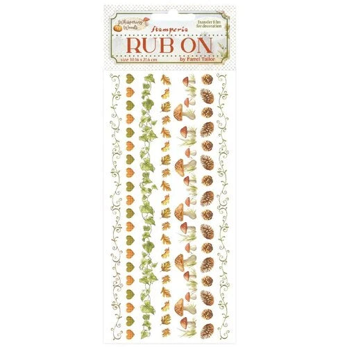 Stamperia - Whispering Woods - Rub-On Transfers - Stripes