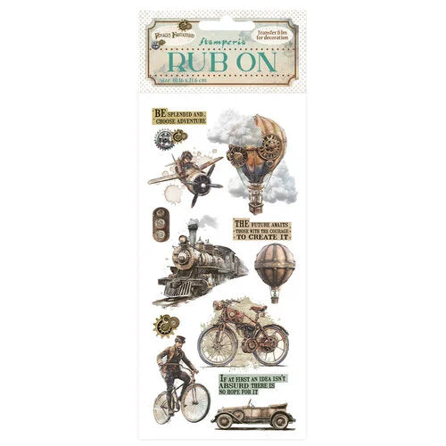 Stamperia - Voyage Fantastique - Rub-On Transfers - The Age of Adventure