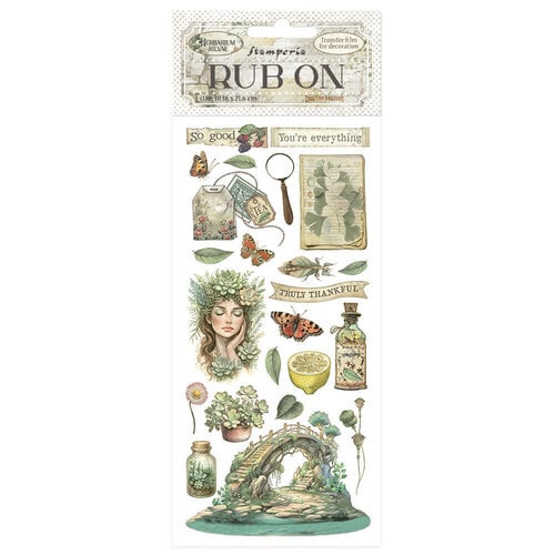 Stamperia - Herbarium Silvae - Rub-On Transfers - Bridge