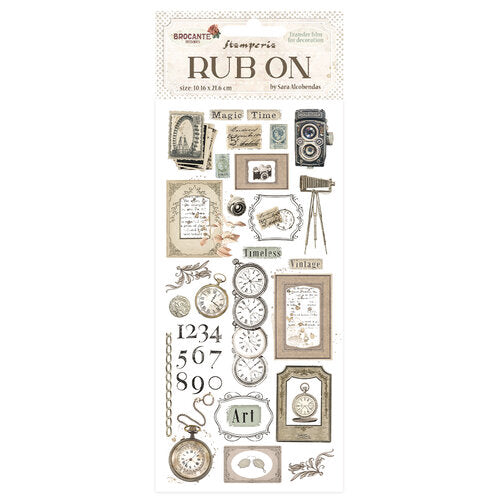 Stamperia - Brocante Antiques Collection - Rub-On Transfers - Clocks
