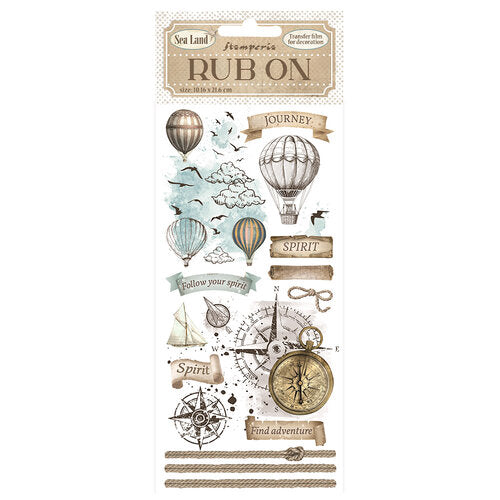 Stamperia - Sea Land Collection - Rub-On Transfers - Balloons