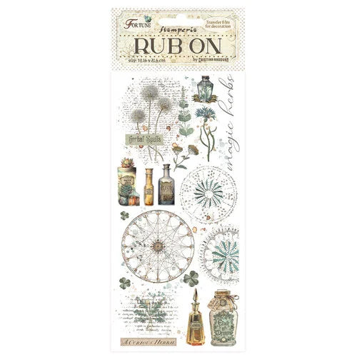 Stamperia - Fortune Collection - Rub-On Transfers - Alchemy