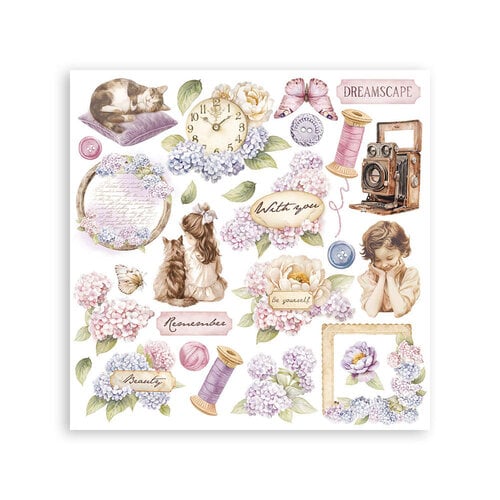 Stamperia - Quiet Days - Rub-On Transfers - 6 Subjects