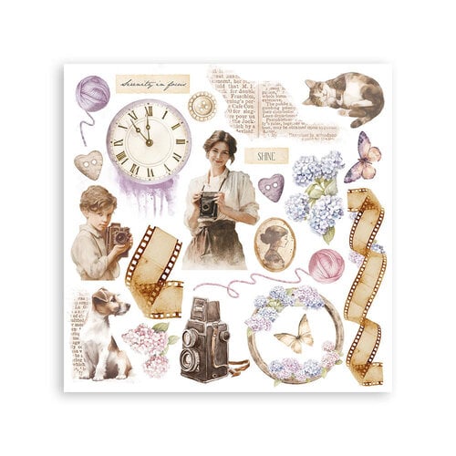 Stamperia - Quiet Days - Rub-On Transfers - 6 Subjects