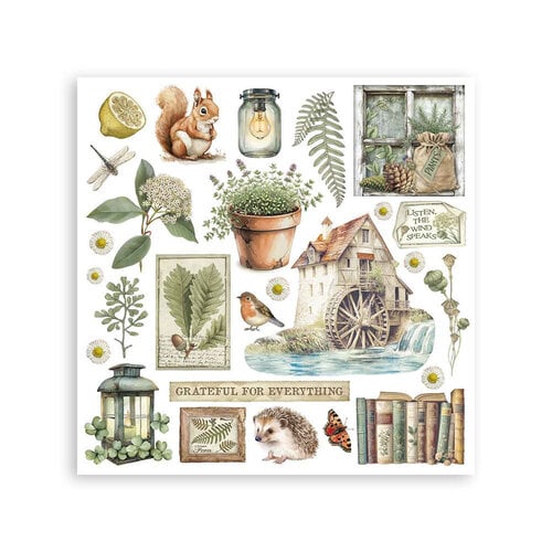 Stamperia - Stamperia - Herbarium Silvae - Rub-On Transfers - Assorted Pack