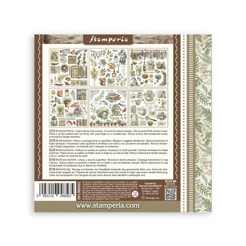 Stamperia - Stamperia - Herbarium Silvae - Rub-On Transfers - Assorted Pack