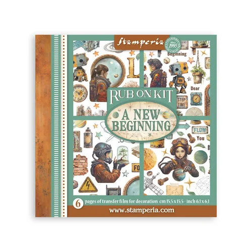 Stamperia - A New Beginning - Rub-On Transfers - Assorted Pack