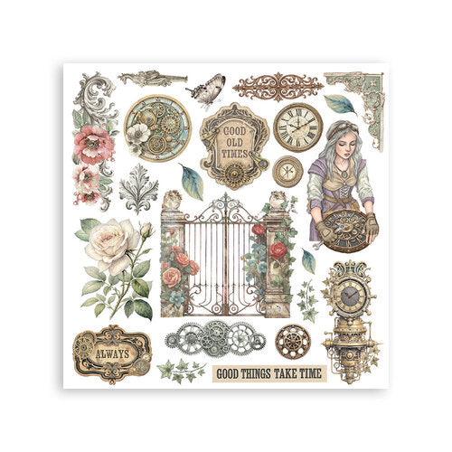 Stamperia - Gardens Of Time - Rub-On Transfers - Assorted Pack