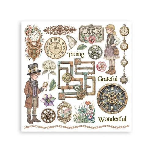 Stamperia - Gardens Of Time - Rub-On Transfers - Assorted Pack