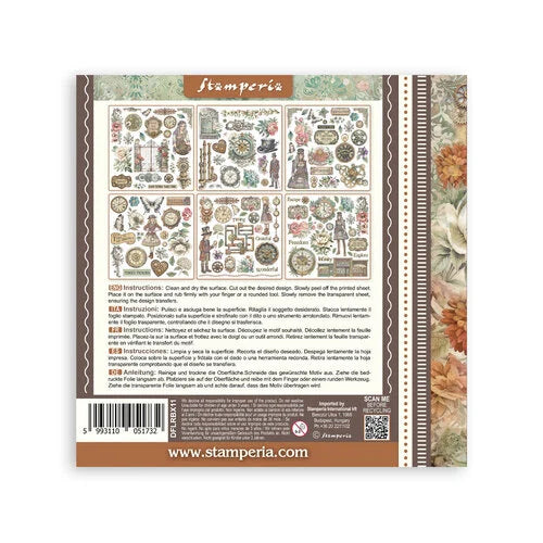 Stamperia - Gardens Of Time - Rub-On Transfers - Assorted Pack