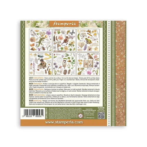 Stamperia - All Around - Rub-On Transfers - Assorted Pack