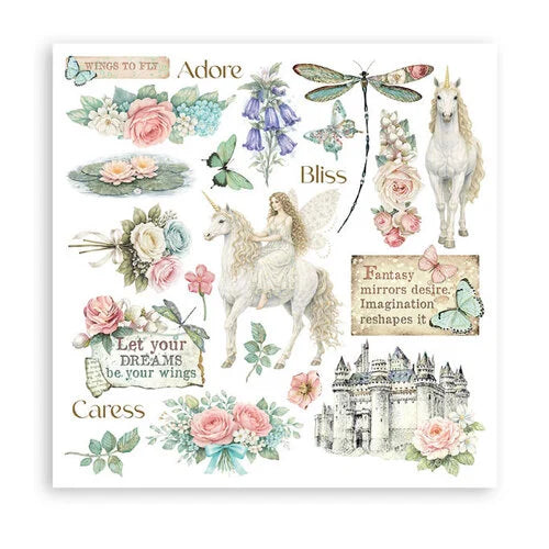 Stamperia - Wonderland - Rub-On Transfers - Assorted Pack
