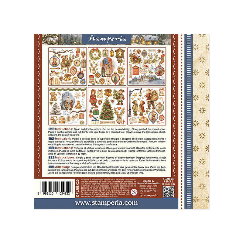 Stamperia - Silent Night - Rub-On Transfers - Assorted Pack
