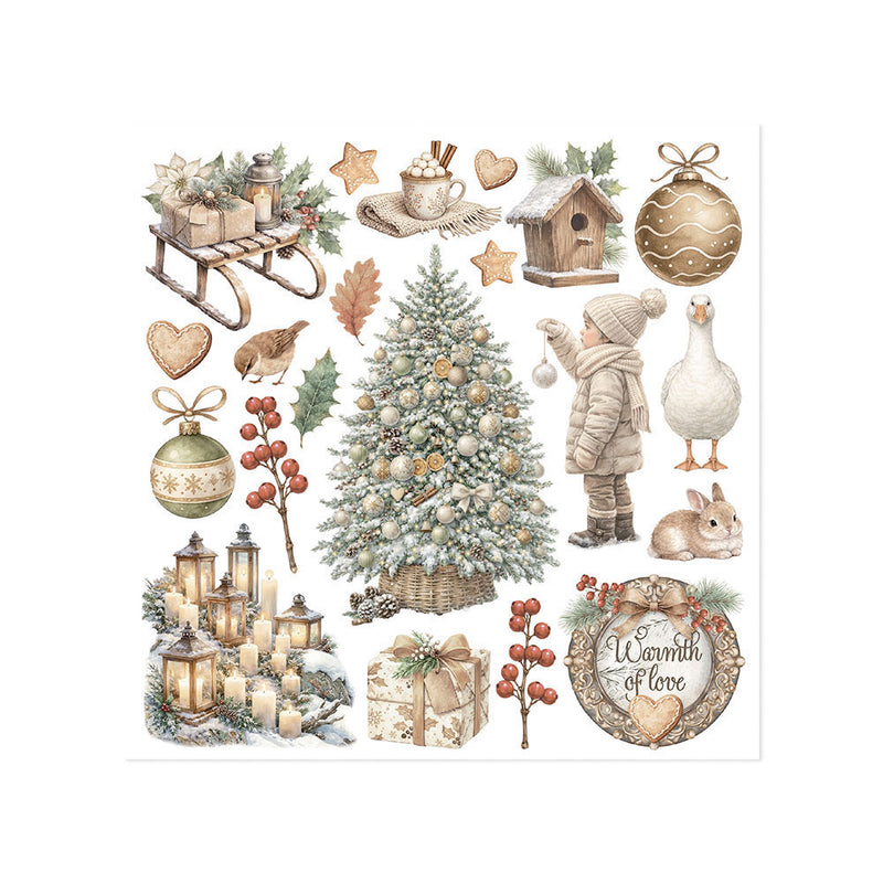 Stamperia - White Christmas - Rub-On Transfers - Assorted Pack