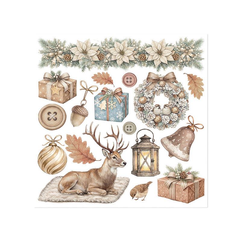 Stamperia - White Christmas - Rub-On Transfers - Assorted Pack
