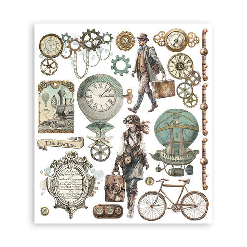 Stamperia - Voyages Fantastiques - Rub-On Transfers - Assortment