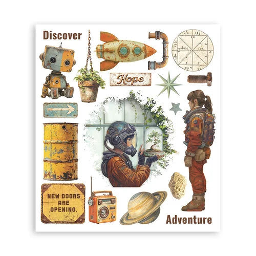 Stamperia - A New Beginning - Rub-On Transfers - Assortment