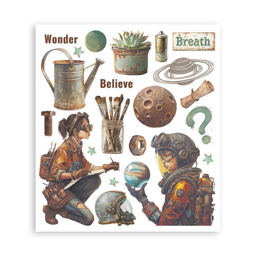 Stamperia - A New Beginning - Rub-On Transfers - Assortment