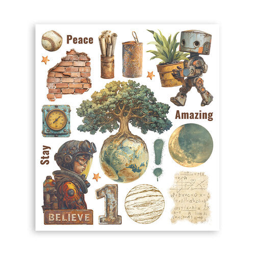 Stamperia - A New Beginning - Rub-On Transfers - Assortment