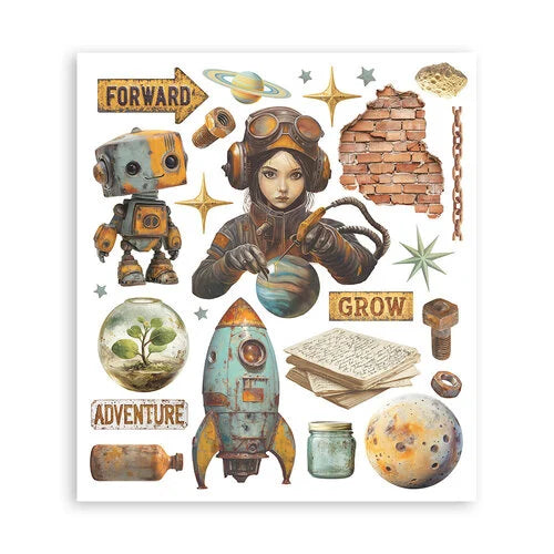 Stamperia - A New Beginning - Rub-On Transfers - Assortment