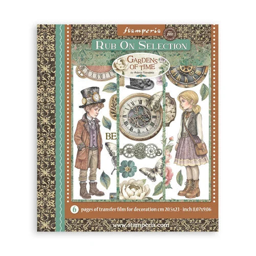 Stamperia - Gardens Of Time - Rub-On Transfers - Assortment