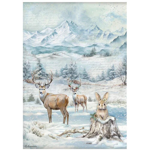 Stamperia - The Owl's House - A4 Rice Paper - Wildlife