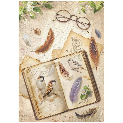 Stamperia - All Around - A4 Rice Paper - Book