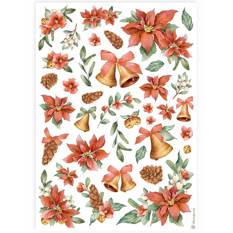 Stamperia - Classic Christmas - A4 Rice Paper - 6 Pack