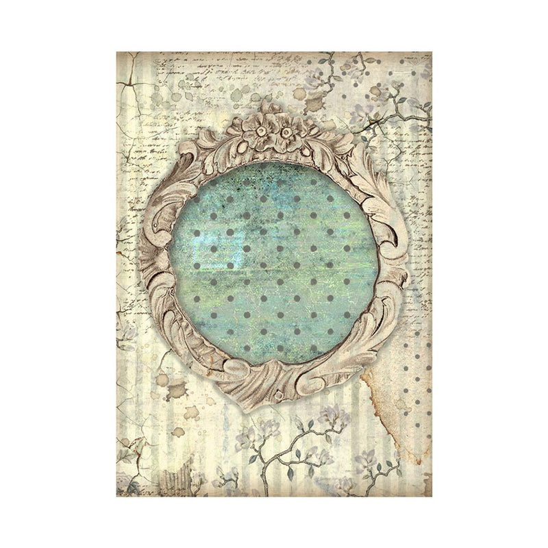 Stamperia - Alice Forever Collection - A6 Rice Paper - Backgrounds - 8 Pack