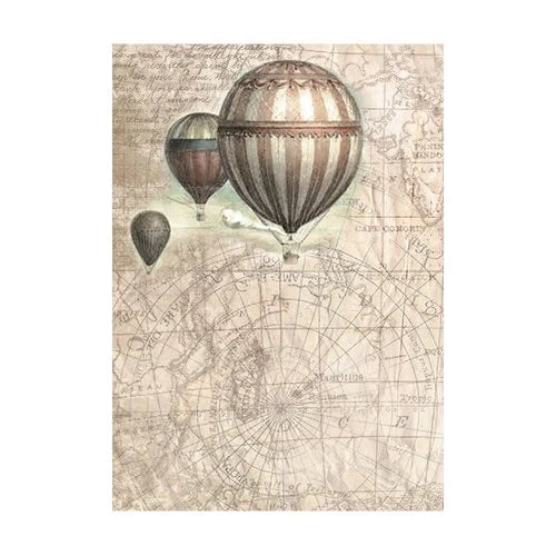 Stamperia - Sea Land Collection - A6 Rice Paper - Backgrounds