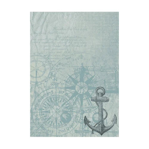 Stamperia - Sea Land Collection - A6 Rice Paper - Backgrounds