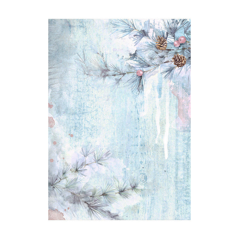 Stamperia - Dewdrops Collection - A6 Rice Paper - Backgrounds