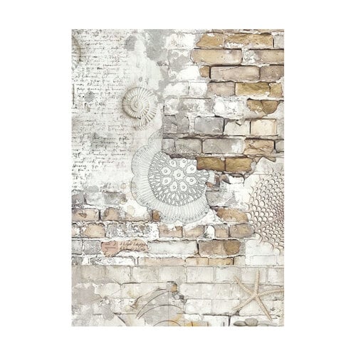 Stamperia - Silent Sea Collection - A6 Rice Paper - Backgrounds