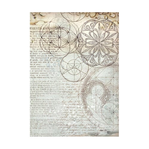 Stamperia - Silent Sea Collection - A6 Rice Paper - Backgrounds