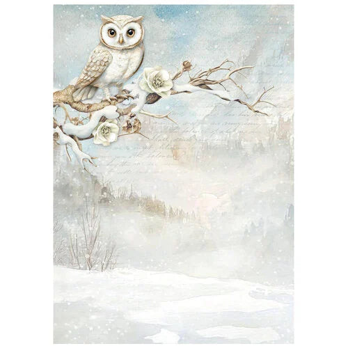 Stamperia - The Owl's House - A6 Rice Paper - Backgrounds - 8 Pack