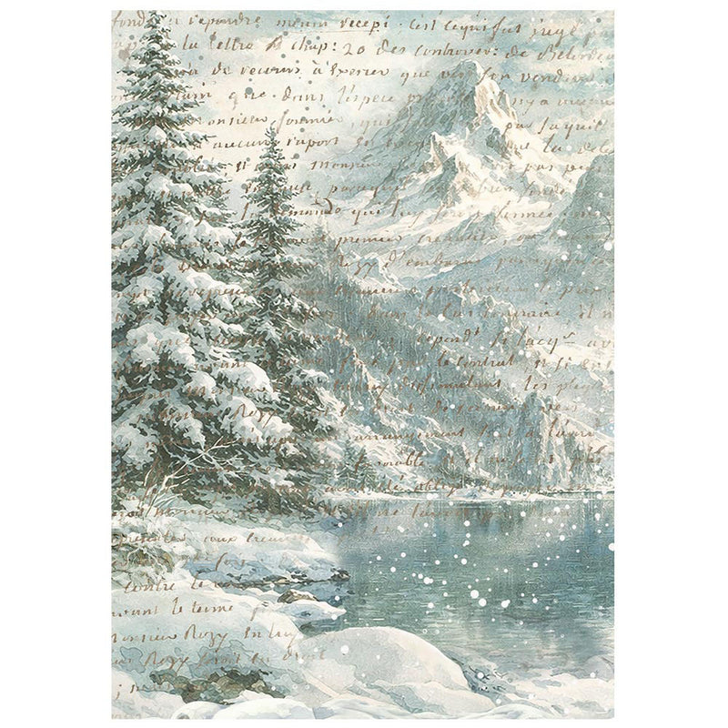 Stamperia - White Christmas - A6 Rice Paper - 8 Pack