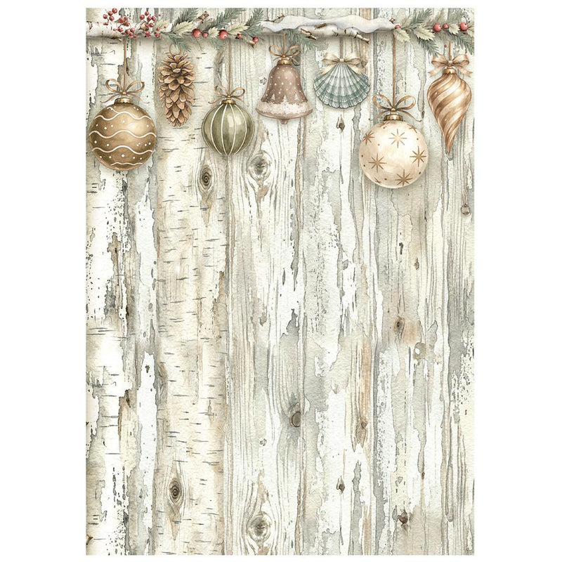 Stamperia - White Christmas - A6 Rice Paper - 8 Pack