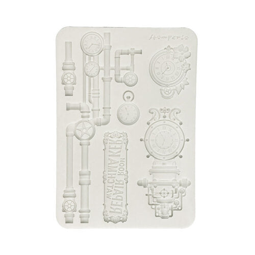Stamperia - Gardens Of Time - Moulds - Clocks and Tubes