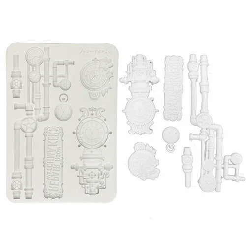 Stamperia - Gardens Of Time - Moulds - Clocks and Tubes