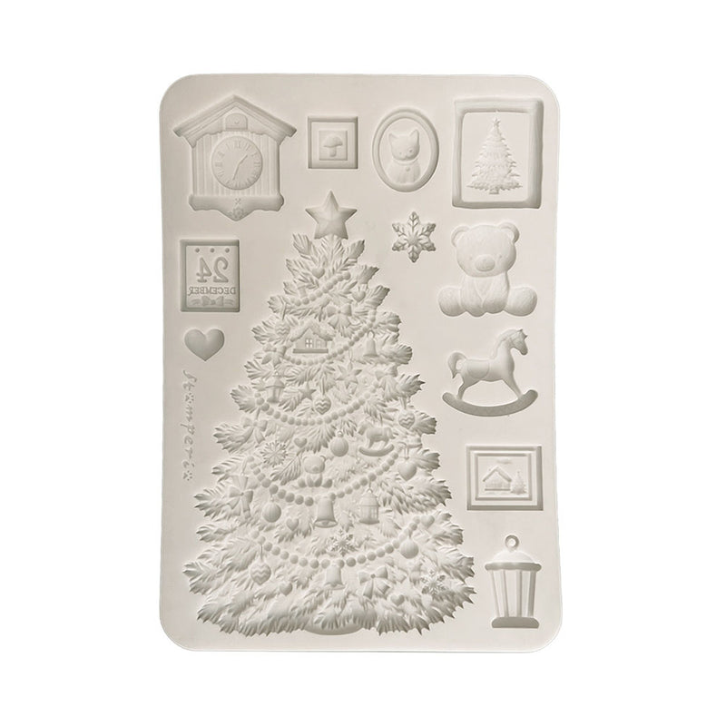 Stamperia - White Christmas - Moulds - Christmas Tree