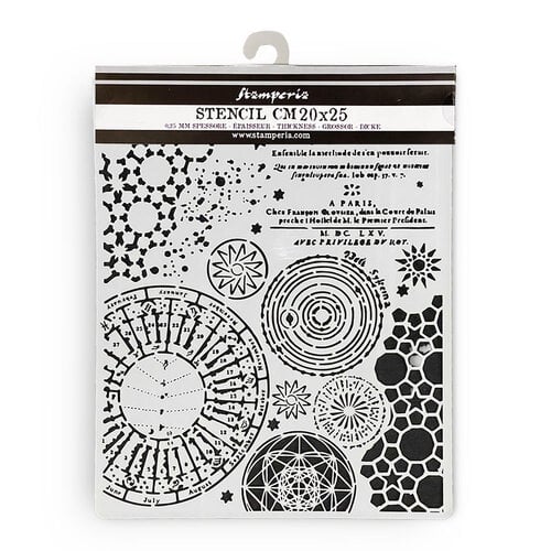 Stamperia - Fortune Collection - Stencils - Macrocosm Mixed Patterns
