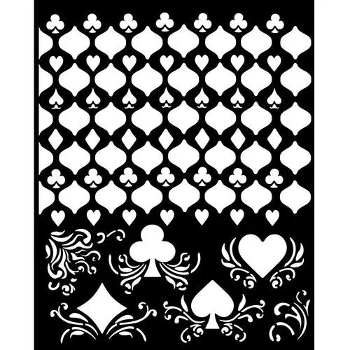 Stamperia - Master Of Magic Collection - Stencils - Cards Pattern