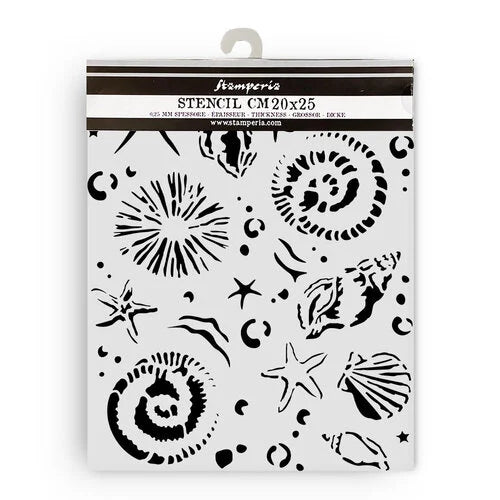 Stamperia - Silent Sea Collection - Stencils - Starfish