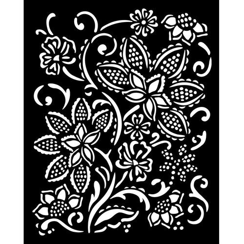Stamperia - Timeless Collection - Stencils - Batik Flowers