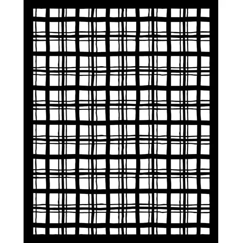 Stamperia - Whispering Woods - Stencils - Tartan Pattern