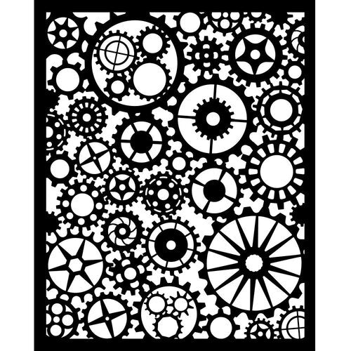 Stamperia - Voyage Fantastique - Stencils - Gears Pattern