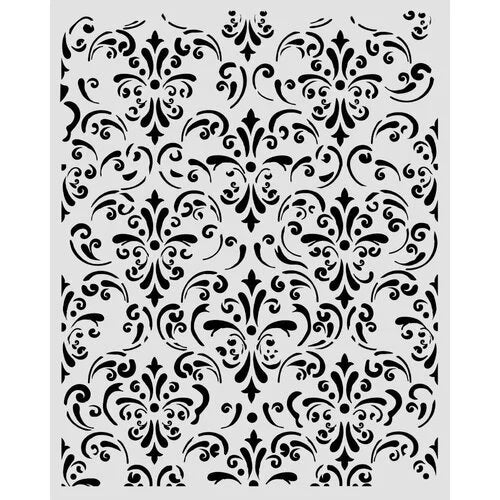 Stamperia - Gardens Of Time - Stencils - Wallpaper