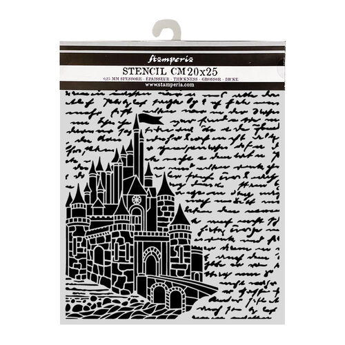 Stamperia - Wonderland - Stencils - Wonderland Castle